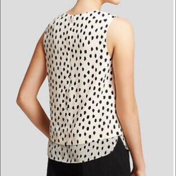Kate Spade Leopard Print Sleevless Layer Tank Top - Picture 2 of 5